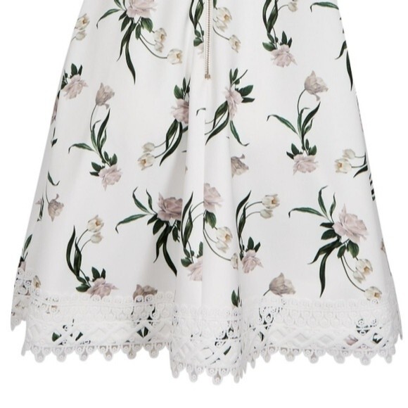 🍒NWT🍒 TED BAKER ELDERFLOWER DRESS - Picture 9 of 12